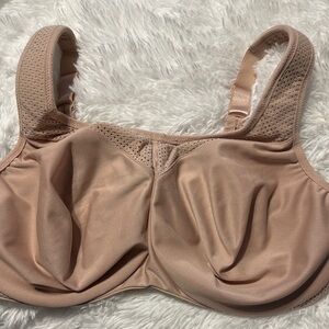 Glamorize sports bra with underwire 42F Women's Tan Bra